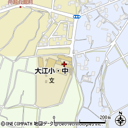 福知山市立大江小学校（大江学園）周辺の地図