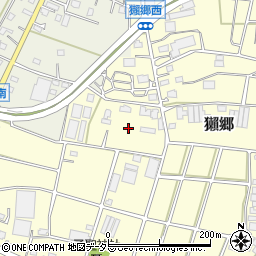 神奈川県藤沢市獺郷周辺の地図