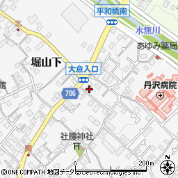 神奈川県秦野市堀山下765-3周辺の地図