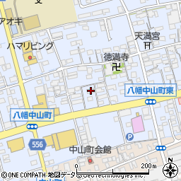滋賀県長浜市八幡中山町1076周辺の地図