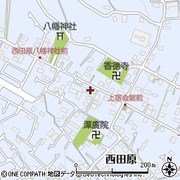 神奈川県秦野市西田原85周辺の地図