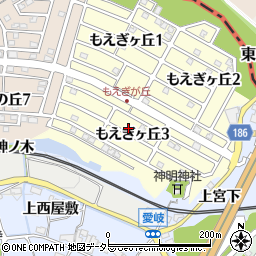 愛知県犬山市善師野小洞口周辺の地図