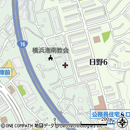 神奈川県横浜市港南区野庭町524周辺の地図