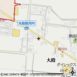 鳥取県西伯郡伯耆町大殿647周辺の地図