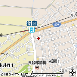 東京新聞　木更津北部専売店周辺の地図
