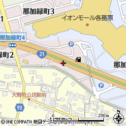 岐阜県各務原市那加緑町5丁目周辺の地図