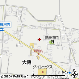 鳥取県西伯郡伯耆町大殿594周辺の地図