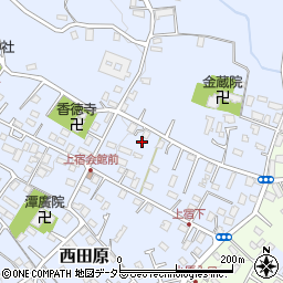 神奈川県秦野市西田原317周辺の地図