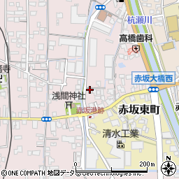 赤坂工芸周辺の地図