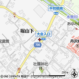 神奈川県秦野市堀山下730周辺の地図
