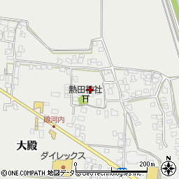 鳥取県西伯郡伯耆町大殿504周辺の地図