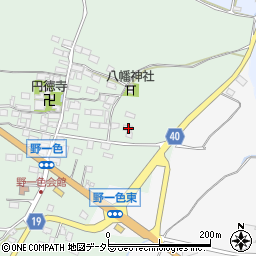 滋賀県米原市野一色274周辺の地図
