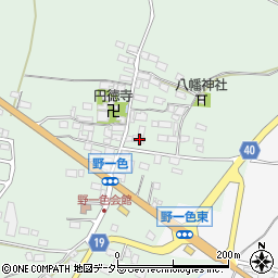 滋賀県米原市野一色314周辺の地図