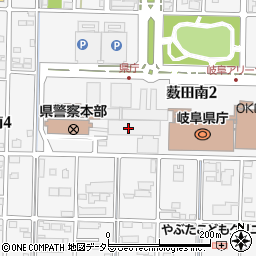 大垣共立銀行ぎふ県庁支店周辺の地図