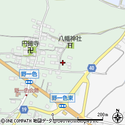 滋賀県米原市野一色277周辺の地図