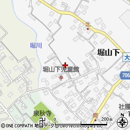 神奈川県秦野市堀山下841周辺の地図