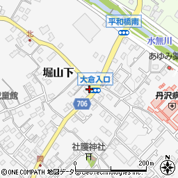 神奈川県秦野市堀山下730-3周辺の地図