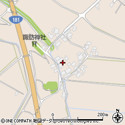 鳥取県米子市諏訪625-10周辺の地図