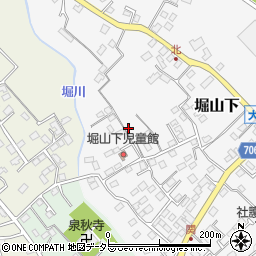 神奈川県秦野市堀山下840周辺の地図