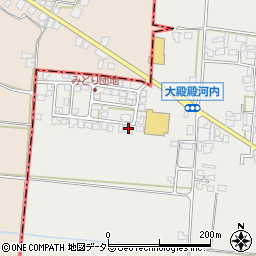 鳥取県西伯郡伯耆町大殿707-54周辺の地図