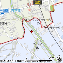 岐阜県多治見市大薮町54-2周辺の地図