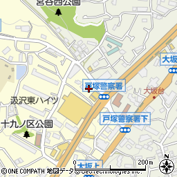 タイムズフォルクス・リンガーハット戸塚店駐車場周辺の地図
