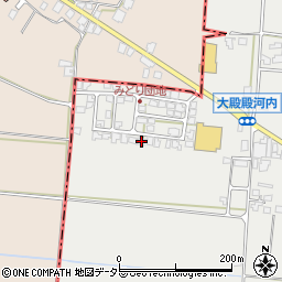 鳥取県西伯郡伯耆町大殿707-17周辺の地図