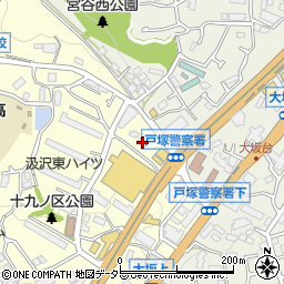 神奈川県横浜市戸塚区汲沢町1166周辺の地図