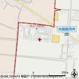 鳥取県西伯郡伯耆町大殿707-18周辺の地図