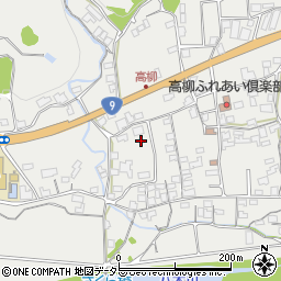 兵庫県養父市八鹿町高柳周辺の地図