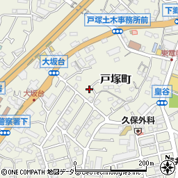 神奈川県横浜市戸塚区戸塚町3122-87周辺の地図