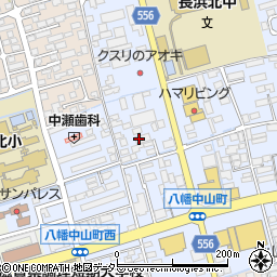 滋賀県長浜市八幡中山町1191周辺の地図