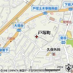 神奈川県横浜市戸塚区戸塚町3122-98周辺の地図