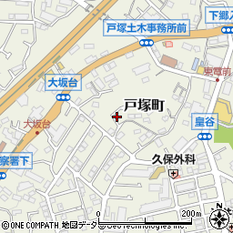 神奈川県横浜市戸塚区戸塚町3122-97周辺の地図