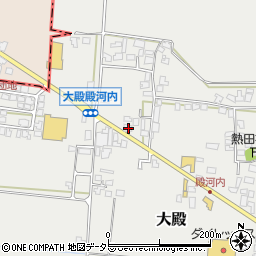 鳥取県西伯郡伯耆町大殿646周辺の地図
