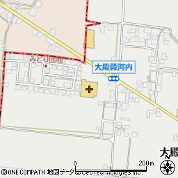 鳥取県西伯郡伯耆町大殿706周辺の地図