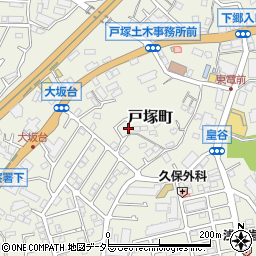 神奈川県横浜市戸塚区戸塚町3122-95周辺の地図