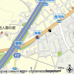 串橋周辺の地図