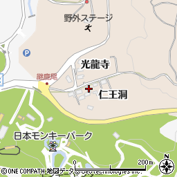 愛知県犬山市継鹿尾仁王洞54周辺の地図