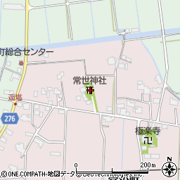 島根県出雲市常松町周辺の地図