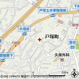 神奈川県横浜市戸塚区戸塚町3122-88周辺の地図