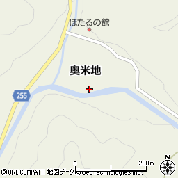 兵庫県養父市奥米地1042周辺の地図