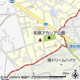 神奈川県横浜市泉区下和泉1丁目周辺の地図