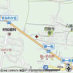 滋賀県米原市野一色439周辺の地図