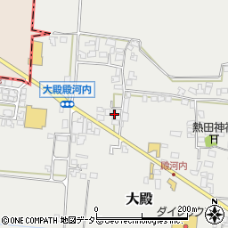 鳥取県西伯郡伯耆町大殿651-3周辺の地図