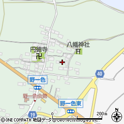 滋賀県米原市野一色280周辺の地図