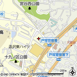神奈川県横浜市戸塚区汲沢町1165周辺の地図