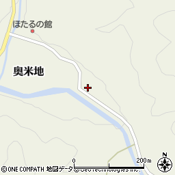兵庫県養父市奥米地1002周辺の地図