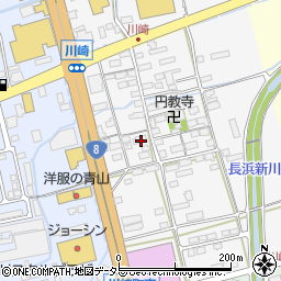 滋賀県長浜市川崎町328周辺の地図
