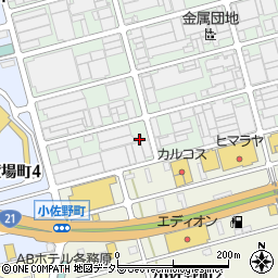 岐阜県各務原市金属団地102周辺の地図